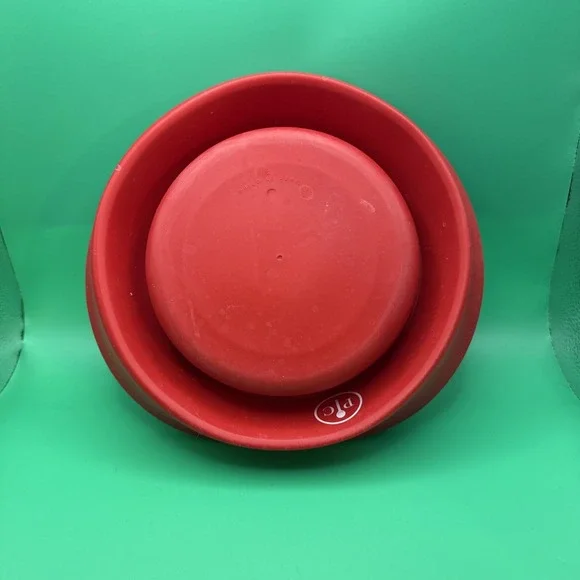 Pampered Chef 1457 Family Size Microwave Popcorn Maker Red Silicone Collapsible - Picture 4 of 4